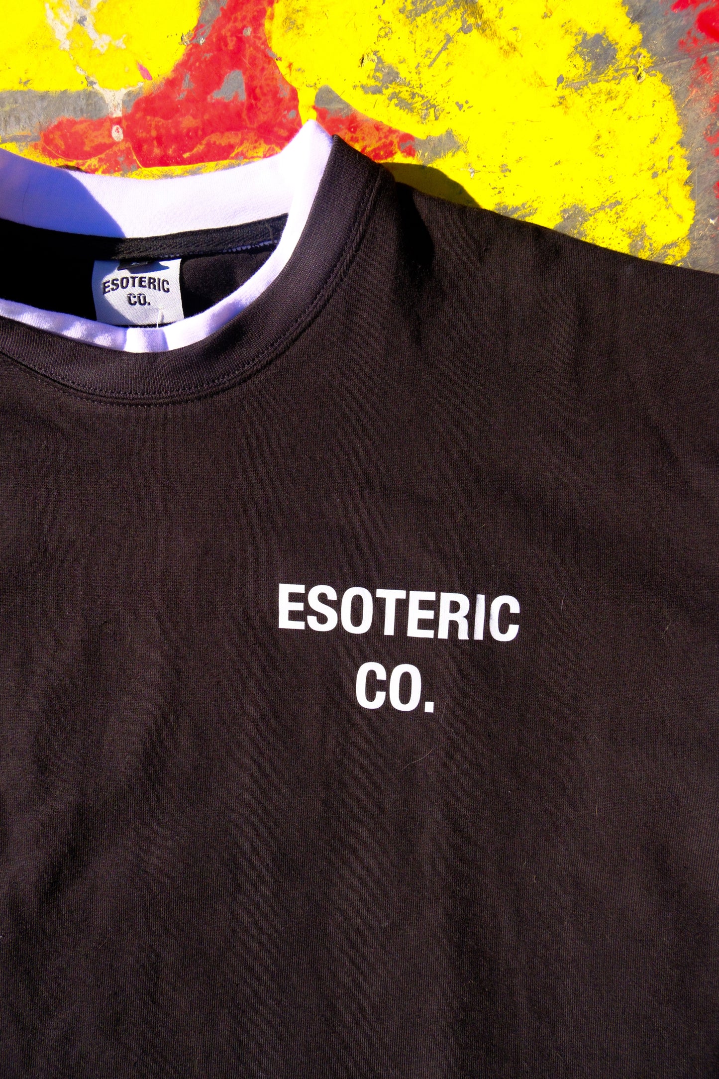 Slogan Double-Layered Tee