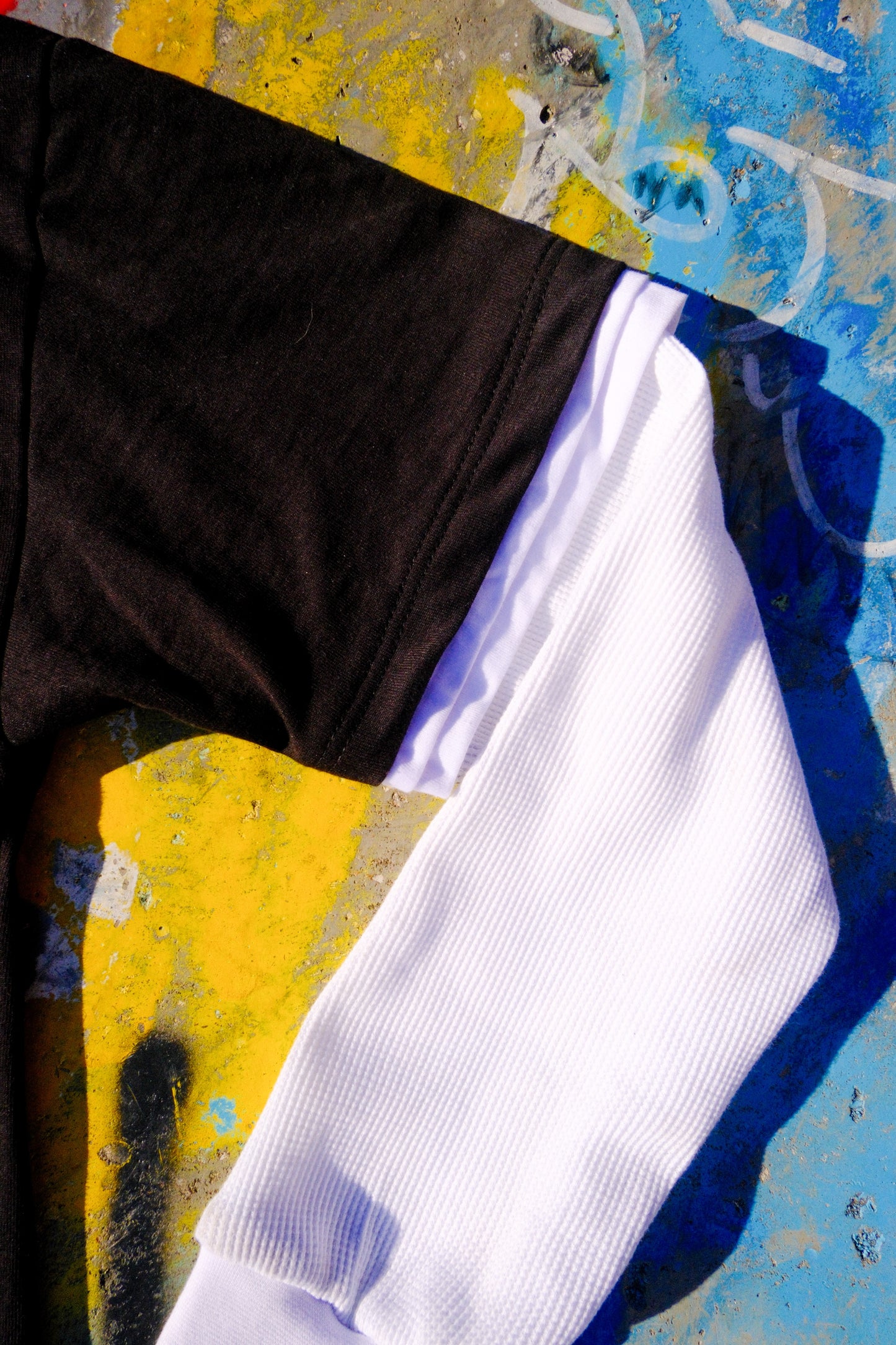 Slogan Double-Layered Tee
